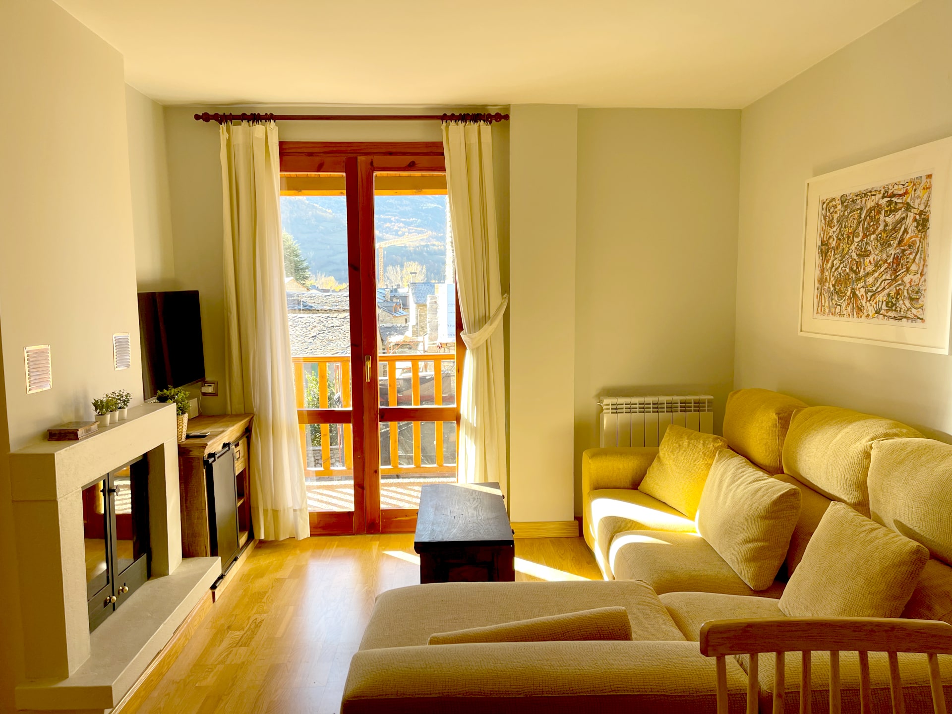 Salón en apartamento en Benasque